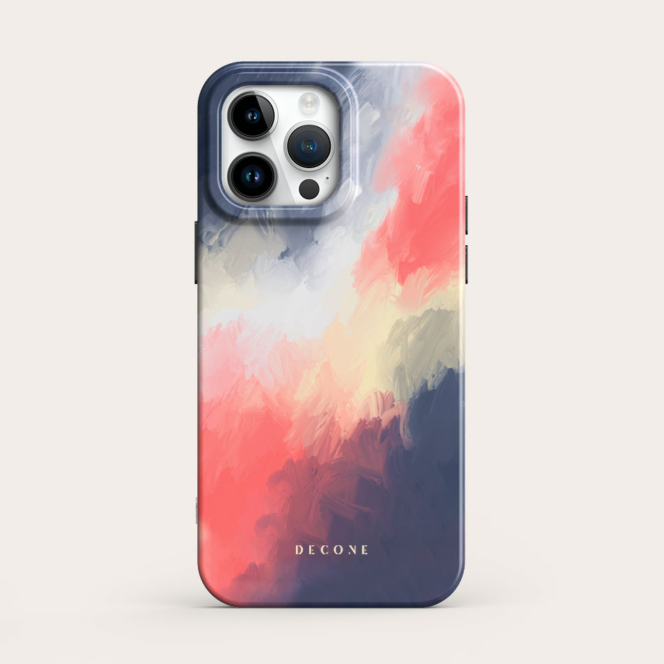 Blue/Red - iPhone Case