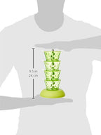 4 in 1 Multipurpose 360 Degree Rotating Pickle Rack Container for Kitchen