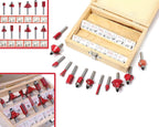 '-12/15pcs Milling Cutter Router Bit Set
