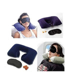 '-3-in-1 Air Travel Kit with Pillow, Ear Buds & Eye Mask 