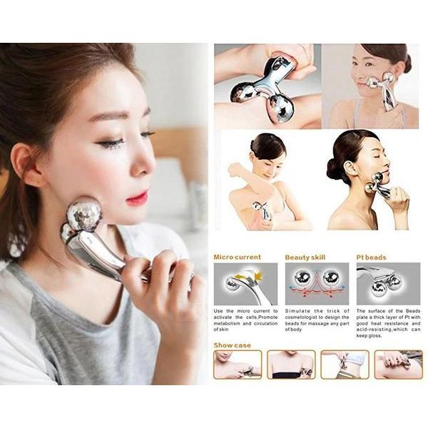 '-3D Roller Face Massager