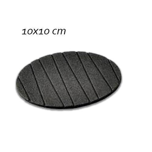 6 pcs Useful Round Shape Plain Silicone Cup Mat Coaster Drinking Tea Coffee Mug Wine Mat for Home