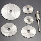 '-6pcs Metal HSS Circular Saw Blade Set Cutting Discs for Rotary Tool