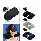 '-3-in-1 Air Travel Kit with Pillow, Ear Buds & Eye Mask 