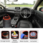 '-4L Foldable Car Trash Can Storage Organiser