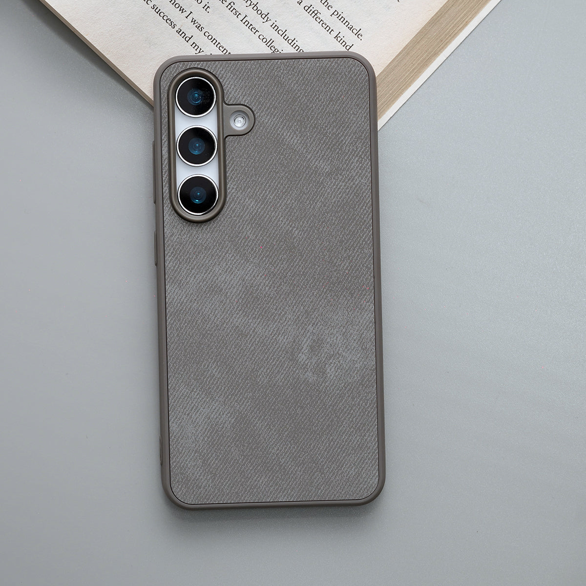 Velvet Touch Luxe Case-Grey