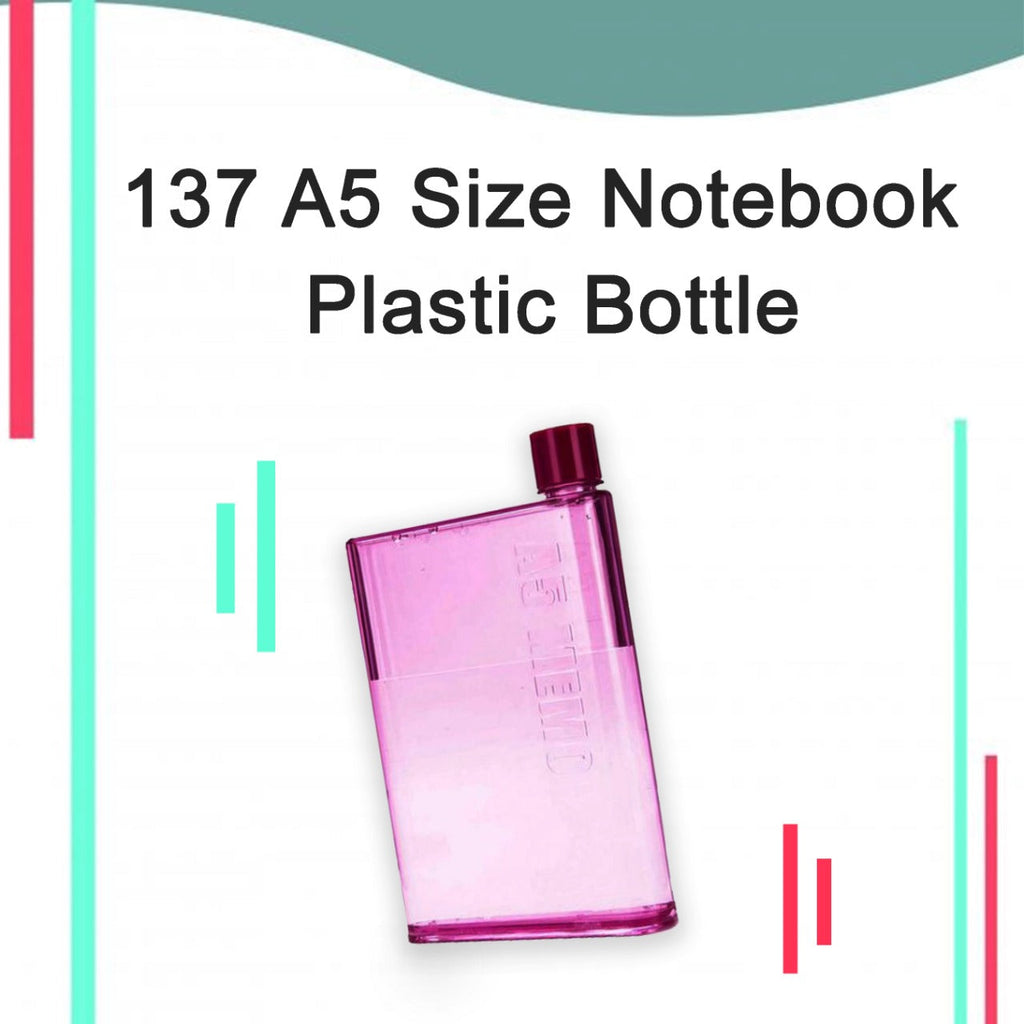 A5 Size Notebook Plastic Bottle (Any olor)