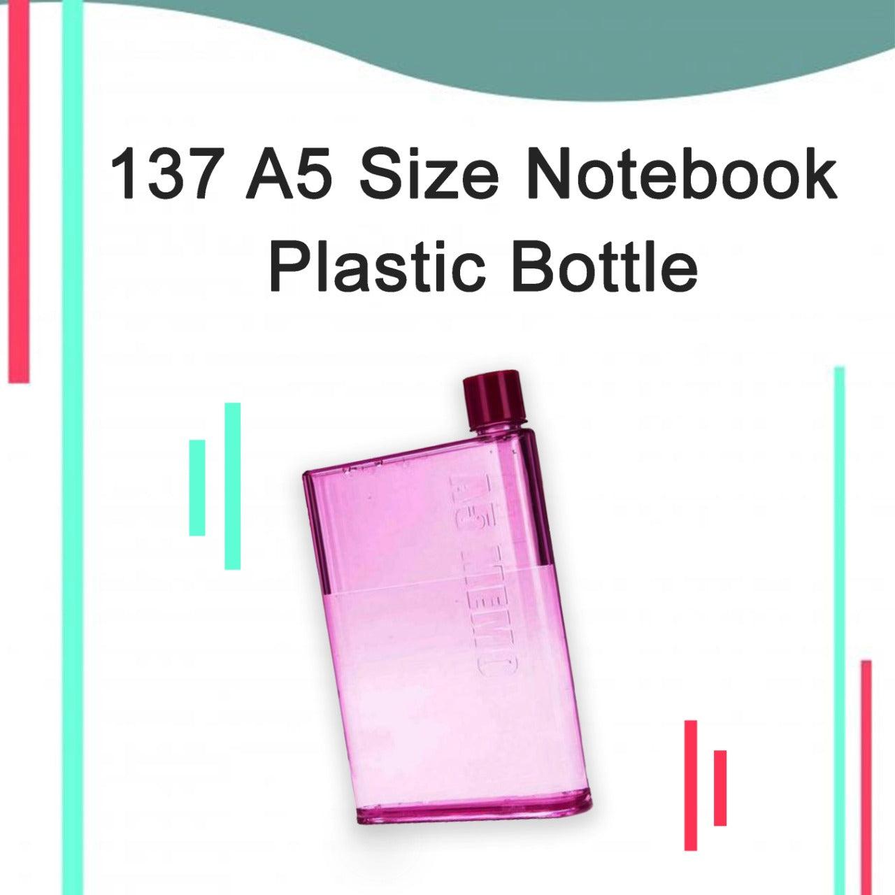 A5 Size Notebook Plastic Bottle (Any olor)