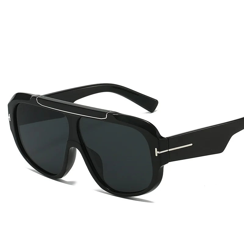 2025 Vintage Oversized Shield Sunglasses For Men and Women-SunglassesCraft