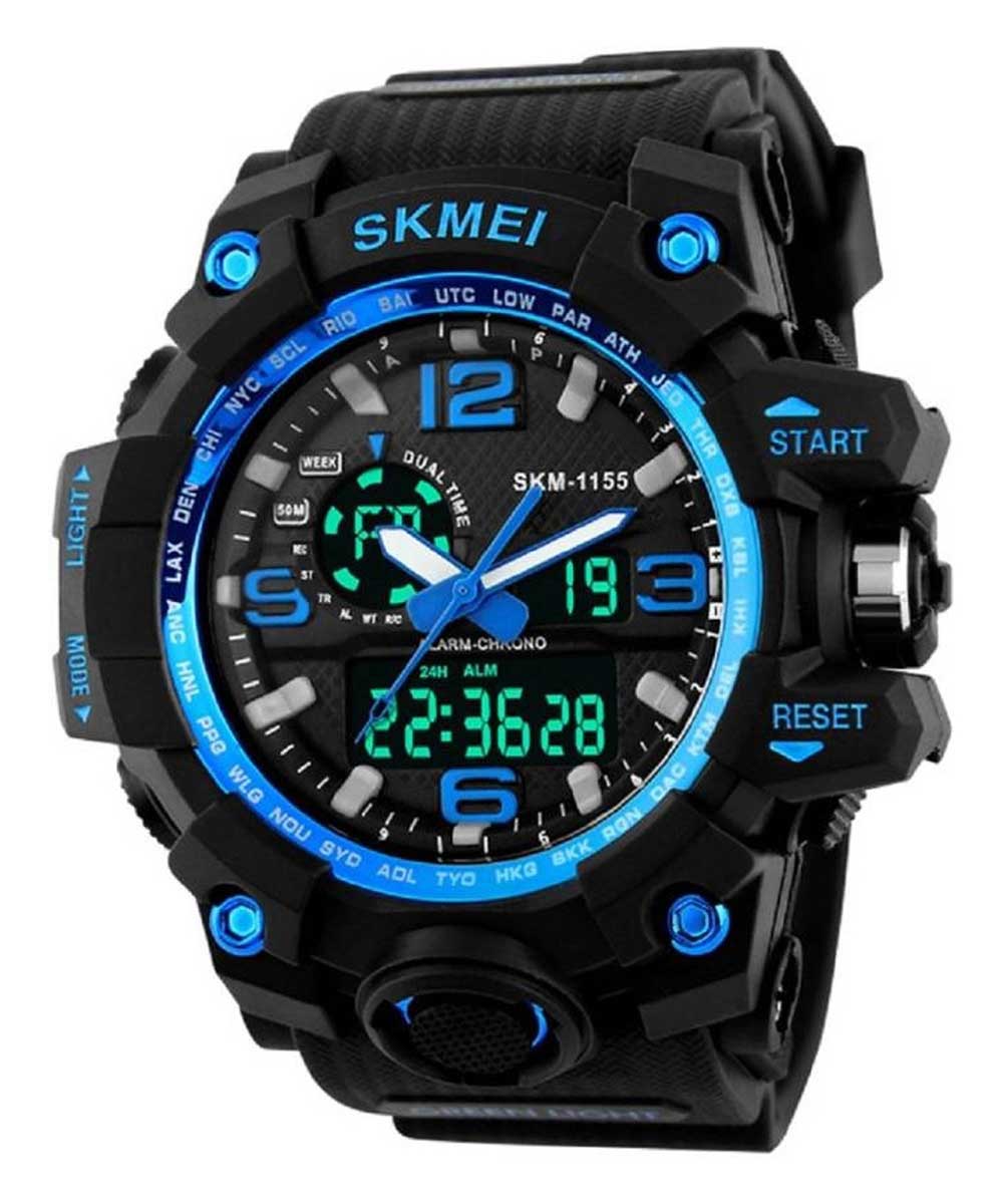 1155 Analog Digital Wrist watch For Men, Boys